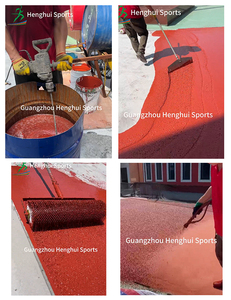 Pista de Atletismo de Caucho Estándar para Exteriores de 400m, Pista Sintética de Plástico para Atletas, Suelo Deportivo Duradero de 13mm para Estadios Escolares - Product Image 5