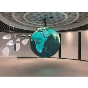 Kustom untuk Brasil P3 disesuaikan dalam ruangan luar ruangan LED bola Video/bola 360 derajat akrilik Led tampilan Video bola bulat tampilan LED