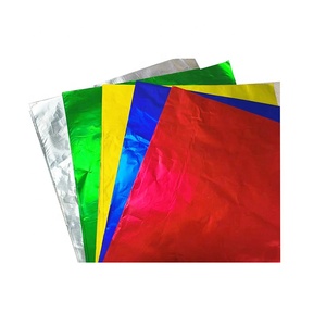 Bonne qualité 12 microns 15 microns Emballage de chocolat en feuille d'aluminium de couleur imprimée et gaufrée - Product Image 1