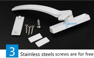 Trung quốc sản xuất sản xuất chất lượng cao bảy hình dạng điểm duy nhất cockspur xử lý khóa cho uPVC cửa sổ cửa giải pháp - Product Image 5