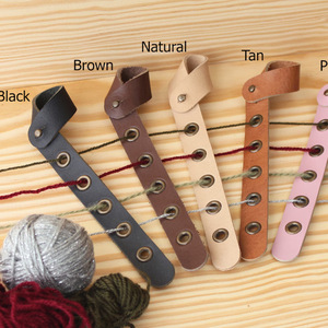 Organisateur créatif en PU pour fils à tricoter, accessoires de sac de rangement pour projets de tricot et de crochet, machine à filer les fils fins, tendance et - Product Image 1