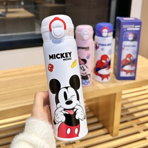 Botella de Agua Aislada para Niños con Diseño de <span class=keywords><strong>Spiderman</strong></span>, Acero Inoxidable 316, <span class=keywords><strong>Taza</strong></span> Portátil con Pajita, Termo Infantil - Product Image 2