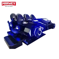 Marwey Nuevo Estilo de Cine VR Multijugador, Equipo de Realidad Virtual para Juegos, Máquinas Simuladoras, Consola de Juegos