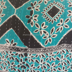 Vintage Kantha Cojín Hogar Textil Funda Cojín - Product Image 1