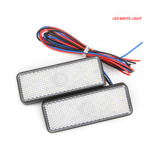 แผ่นสะท้อนแสงป้ายทะเบียนรถ ATV ไฟ LED ด้านหลังตัวสะท้อนแสงเลนส์ LED สำหรับสกู๊ตเตอร์ไฟฟ้า - Product Image 6