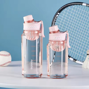 BPA Free 1000ml Tritan <b>Plastic</b> Water Bottle Fruity Air Style with Lid for Sports & Cycling <b>Plastic</b> <b>Drinkware</b> - Product Image 4
