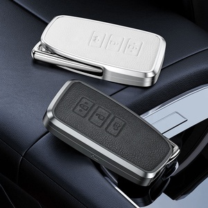 Housse de protection de clé de voiture en cuir en alliage d'aluminium exclusif en gros d'usine pour Lexus CT200h ES 300h IS250 GX400 <span class=keywords><strong>RX270</strong></span> - Product Image 1