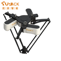 Robot Delta de 4 Ejes con Pinza Paralela Multi-Gripper, PLC, Cantidad de Recogidas Ajustable por Ciclo, 25-30 Ciclos/min
