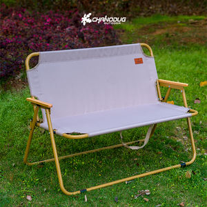 Sillas Kermit Plegables de Lona Oxford Engrosada para 2 Personas, Portátiles de Hierro para Camping y Playa, Respaldo de Ocio 2025 - Product Image 2