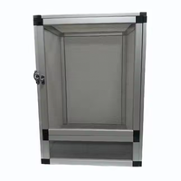 LuckyHerp Cage en métal de fer de chenil en acier de Style classique avec écran en aluminium PVC plastique pour petits animaux de compagnie Reptiles boîte d'emballage