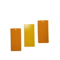 Peinture en poudre thermodurcissable électrostatique orange vif jaune-orange pour pulvérisation, idéale pour la peinture industrielle, marine et de meubles