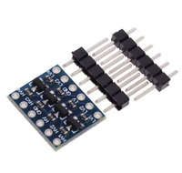 5PCS Módulo convertidor de nivel lógico de 2/4 canales, bidireccional, de 5V a 3.3V