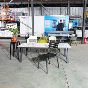 Silla de Exterior de Plástico Impermeable para Parque, Piscina, Resort y Alquiler Vacacional, Muebles de Fácil Mantenimiento - Product Image 4