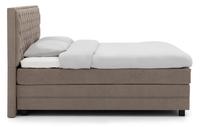Modernes Luxuriöses Verstellbares Boxspringbett mit Stauraum Weiche Samt-/Leinen-Polsterung und Holzmaterial