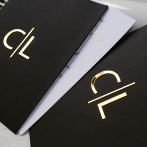 Sobre De bolsillo para tarjeta De invitación De boda en blanco y negro popular con iniciales acrílicas láser Carte De Mariage - Product Image 5