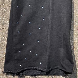 OEM Streetwear Cotton French Terry Baggy Wide <b>Flare</b> Leg Custom Screen Print Rhinestone <b>Men</b> <b>Flare</b> Sweatpants - Product Image 3