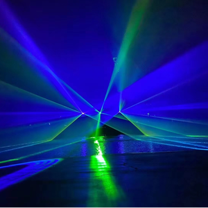 웨딩 조명을위한 장식 기계 디스플레이 15W RGB 풀 컬러 프로젝터 애니메이션 빔 레이저 라이트 - Product Image 4