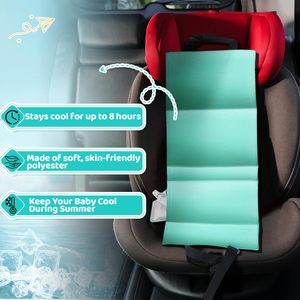 Almohadilla Refrigerante para Cochecito con 6 Bolsas de Gel Aislantes, Hasta 8 Horas de Refrigeración, para Bebés, Niños Pequeños, Protector para el Verano y el Calor - Product Image 6