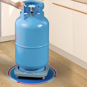 Carro Universal para Cilindros de Gas <span class=keywords><strong>LPG</strong></span> - Base con Ruedas de Alta Resistencia para un Fácil Transporte, Uso en Interiores y Exteriores - Product Image 1