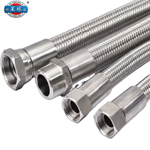 Manguera Flexible Trenzada de Acero Inoxidable <span class=keywords><strong>304</strong></span> de Alta Presión 10K, Pulida, con Extremo de Brida DN8-DN50, Resistente a la Corrosión - Product Image 5
