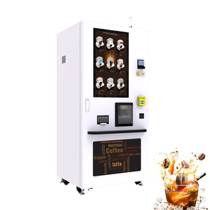 Le308g Thương Mại Đậu Để Cốc Cà Phê Máy Bán Hàng Tự Động Với Hot/Ice Cube Đồ Uống Và Thông Minh Đám Mây Dịch Vụ - Product Image 5