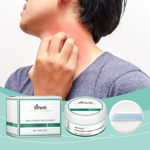 Bedak Talek beraroma Label pribadi kustom bedak panas berduri bernapas bedak biang keringat pria