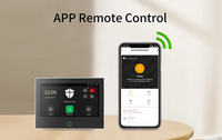 Nouvelle version du système d'alarme domestique Tuya WiFi 4G avec écran tactile de 7 pouces, kit de sécurité intelligent sans fil PST-H700