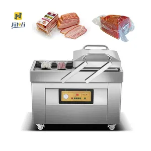 JINYI DZ-600/2SB grande machine d'emballage sous vide automatique à double chambre pour poulet entier