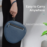 Étui de protection de voyage pour Airpods Max sac de rangement en cuir PU étanche sac pour casque EVA