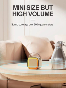 Altoparlante Karaoke Portatile K12 Mini con Microfono, Luce RGB Colorata, per Canto Domestico, Karaoke Familiare, Altoparlante Wireless per Esterni - Product Image 4