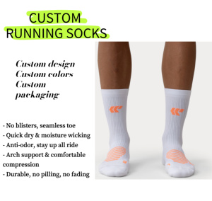 Calcetines Deportivos Profesionales de Ciclismo y Running con Diseño Personalizado, de Secado Rápido, que Absorben la Humedad, Sin <span class=keywords><strong>Ampollas</strong></span>, Sin Costuras - Product Image 1