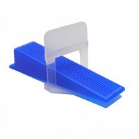 Système de nivellement de carreaux en plastique 1,5 mm 2 mm 3 mm Clips et cales pour carreaux Pinces pour systèmes de nivellement de carreaux