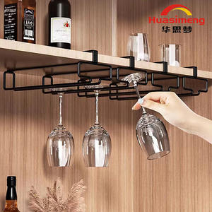 Huasimeng Soporte Invertido para Copas de Vino de 30mm, Sin Perforación, para Colgar en Gabinetes, Soporte de Pared para Copas con Tallo, Ideal para Fiestas - Product Image 5