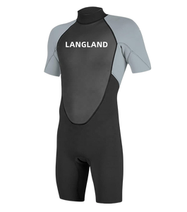 <span class=keywords><strong>Combinaison</strong></span> en néoprène pour hommes, tenue courte de plongée, super élastique, de natation et de surf, 3mm, nouveau design - Product Image 1