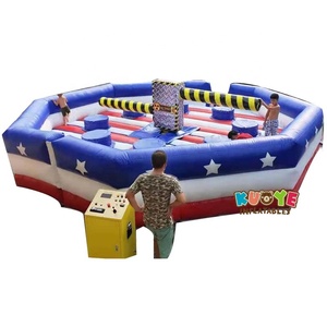 5 personnes Toxic Meltdown Multi Player <span class=keywords><strong>Action</strong></span> Sweeper Jeu Gonflable Wipe Out Tapis de jeu pour enfants et adultes - Product Image 2