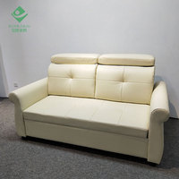 Einfache Doppels chlafsofa Section als & Loves eats Stoff Schlafs ofa
