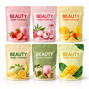 Mélange de poudre pour boisson beauté Fraise / Litchi / Mangue / Melon / Matcha – Soutien beauté – Marque privée OEM – Complément alimentaire - Product Image 1