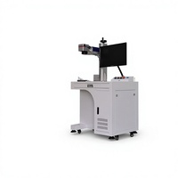 Machine de marquage laser à fibre Mopa en coffret 30W 60W 100W pour gravure couleur sur métal