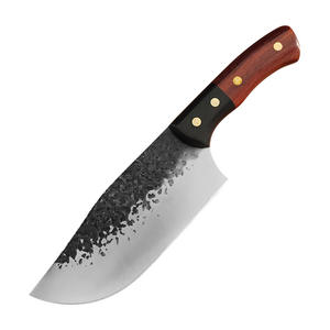 Cuchillo de Carnicero de Acero Inoxidable Forjado a Mano con Mango de Madera para Desollar y Cortar Carne de Cerdo - Product Image 6