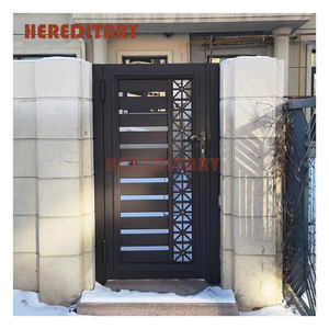 Portail en aluminium, <span class=keywords><strong>petit</strong></span> portail à simple passage, portail manuel économique, modèles <span class=keywords><strong>de</strong></span> portails pour cour - Product Image 2