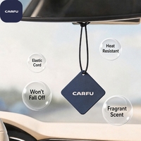 Ambientador de Papel para Coche CarFu, Tableta Aromatizante Colgante para Espejo Retrovisor de Vehículo, Cítricos y Sándalo, Venta al por Mayor a Granel