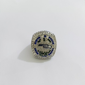 Anillo de Campeón de Fútbol Blue Hawk 2025-2026, con Alas, Deportivo, para Hombre, Joyería de Moda - Product Image 5