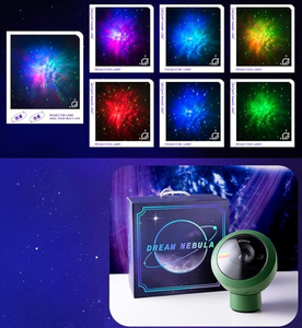 Green Galaxy Star <b>Projector</b> 360 Rotatable Nebula Night <b>Light</b> Timer Remote Waterproof High CRI 95 Starry Sky <b>Projector</b> Holiday - Product Image 2