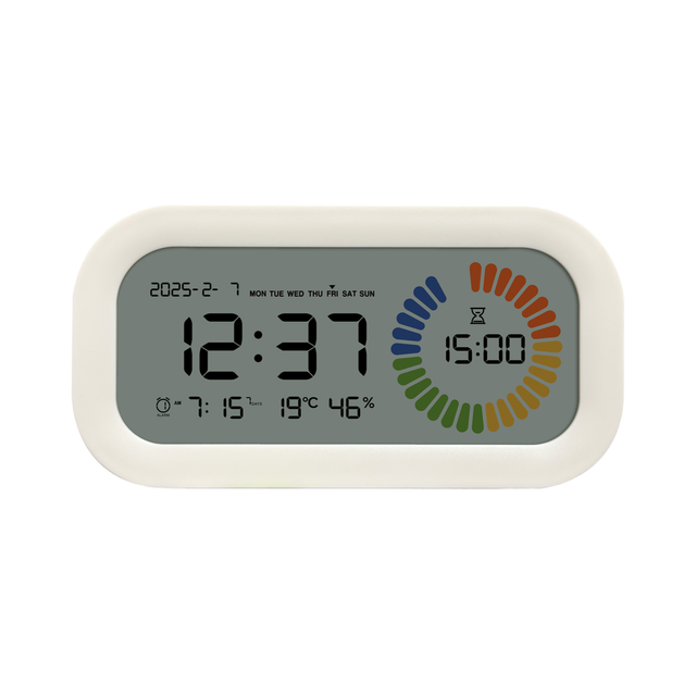 Multifunction Intelligent LCD Screen Visualization Timer Calendar/Alarm/Temperature Smart ABS Large for Home Use