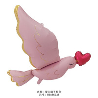 Nouveaux ballons en aluminium en forme de cœur d'ours pour la Saint-Valentin, pour les mariages et la décoration de la Saint-Valentin