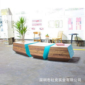 Modular <b>Wood</b> <b>Bench</b> DK-111 Durable Outdoor Patio <b>Bench</b> Commercial Use - Product Image 4
