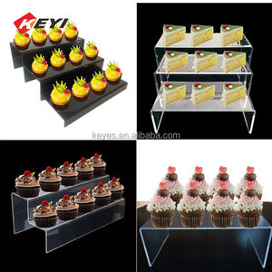 Décoration de mariage moderne personnalisée présentoir en acrylique Dessert gâteau collation <span class=keywords><strong>Buffet</strong></span> support de comptoir alimentaire pour réception de mariage - Product Image 5