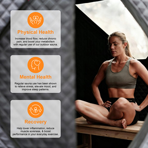 Carpa de Sauna para Exteriores Vanace, Carpa Portátil para 4 Personas con Estufa de Leña para Jardín o Patio Trasero - Product Image 6