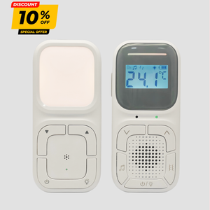 Monitor de Audio Inalámbrico Portátil para Bebés con Batería Recargable Integrada para Ambas Unidades, Alcance de 300 Metros, Dispositivo de Vigilancia Tipo Walkie Talkie - Product Image 1