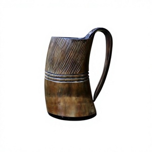 Jarra Artesanal de Cuerno Forest Forge, Estilo Vikingo Rústico, Jarra Medieval para Beber, Regalo para Coleccionistas, Premium - Product Image 2